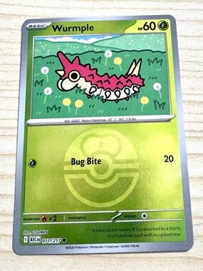 Wurmple Pokemon Card